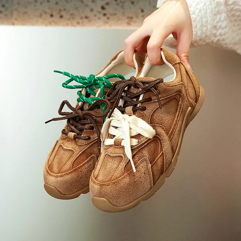 Balance Suede Trainers by Niu Niu